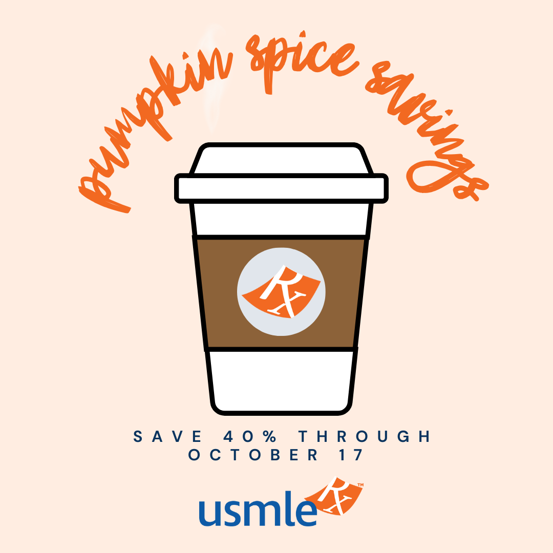 Take 40% off all USMLE-Rx subscriptions through October 17th 2024!