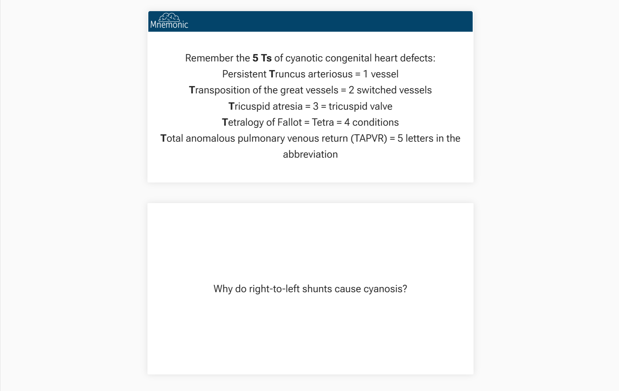 <span class="tour-num">03</span><span class="tour-title">Recall it as you go</span><p class="tour-desc">Flashcards and active learning questions sit between sections, so you're pulling the material back out instead of only reading it.</p>